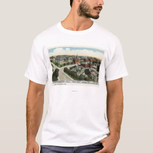 Uitzicht van het stadsziekenhuis t-shirt