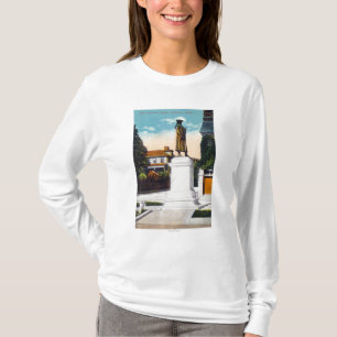Uitzicht van het standbeeld van generaal Warren T-shirt