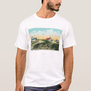 Uitzicht van het station van Race Point Coast Guar T-shirt