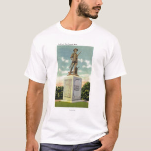 Uitzicht van het statuut van het kleine Man T-shirt