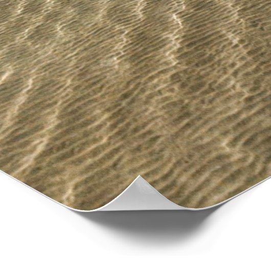 Uitzicht van het strand van Brighton in Melbourne Poster (Hoek)