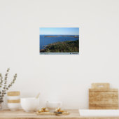 Uitzicht van het Suikerbrood - Marquette, MI Poster (Keuken)