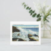 Uitzicht van het Surf op Ocean Point Briefkaart (Staand voorkant)