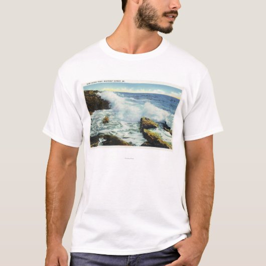 Uitzicht van het Surf op Ocean Point T-shirt (Voorkant)