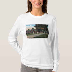 Uitzicht van het toeristische park t-shirt