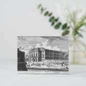 Uitzicht van het Trautson-paleis gebouwd voor graa Briefkaart (Staand voorkant)