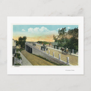 Uitzicht van het Viaduct Briefkaart