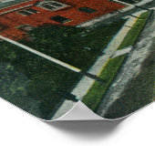 Uitzicht van het vliegtuig van de Train van Shattu Poster (Hoek)