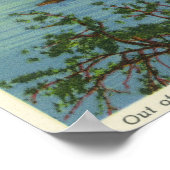 Uitzicht van het vliegtuig van het Kanaal van de A Poster (Hoek)