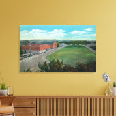 Uitzicht van het WA State College Gym en Canvas Afdruk (Insitu (Woonkamer))