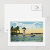 Uitzicht van het waarnemingscentrum voor het spoel briefkaart (Voorkant / Achterkant)