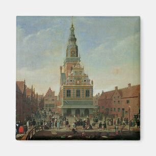 Uitzicht van het Weighhouse en de Kaas Markt Magneet