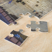 Uitzicht van het Westerne Wall Plaza, laat in de a Legpuzzel (Zijkant)