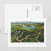 Uitzicht van het Whiteface Mt Memorial Hwy Briefkaart (Voorkant / Achterkant)