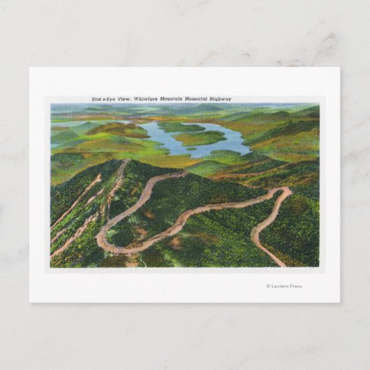 Uitzicht van het Whiteface Mt Memorial Hwy Briefkaart (Voorkant)