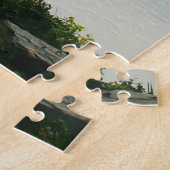 Uitzicht van het wilde berggebied legpuzzel (Zijkant)