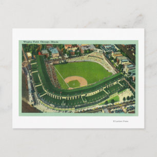 Uitzicht van het Wrigley-veld # 2Chicago, IL Briefkaart