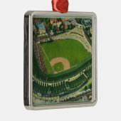 Uitzicht van het Wrigley-veld # 2Chicago, IL Metalen Ornament (Rechts)