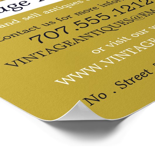 Uitzicht van het Zee in Scheveningen, Antiek winke Poster (Hoek)