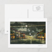 Uitzicht van Hewitt Avenue te Night Briefkaart (Voorkant / Achterkant)