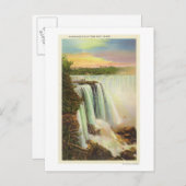 Uitzicht van Hoefijzer Herfsten van geiteneiland Briefkaart (Voorkant / Achterkant)