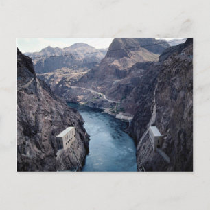 Uitzicht van Hoover Dam, Nevada/Arizona, Verenigde Briefkaart