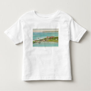 Uitzicht van Hotel del Coronado Kinder Shirts