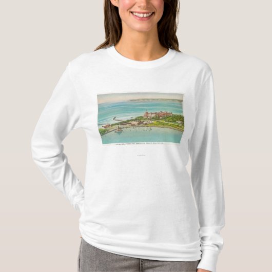 Uitzicht van Hotel del Coronado T-shirt (Voorkant)