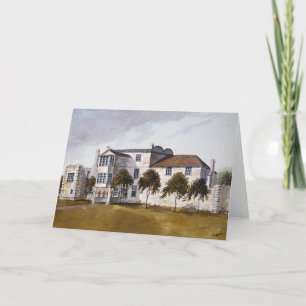 Uitzicht van House van de Heer Noel de Caron's, Feestdagen Kaart