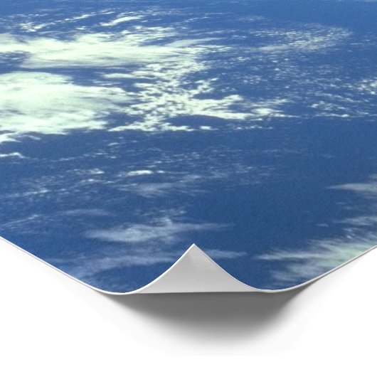 Uitzicht van Hubble Space Telescope van Discovery Poster (Hoek)