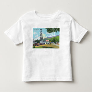Uitzicht van Indische hoofdtoren en Indiase hoofdt Kinder Shirts