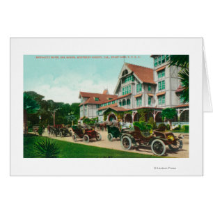 Uitzicht van ingang van buitenkant Hotel del Monte