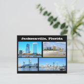 Uitzicht van Jacksonville. Florida Briefkaart (Staand voorkant)