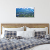 Uitzicht van Jasper-meren - Canada Canvas Afdruk (Insitu (Slaapkamer))