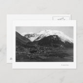 Uitzicht van Juneau, foto van Alaska Briefkaart (Voorkant / Achterkant)