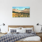Uitzicht van Kaap Kabeljauw Sand Dunes 2 Canvas Afdruk (Insitu (Slaapkamer))