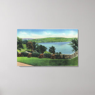Uitzicht van kanonnen en de Zuidmuur Canvas Afdruk