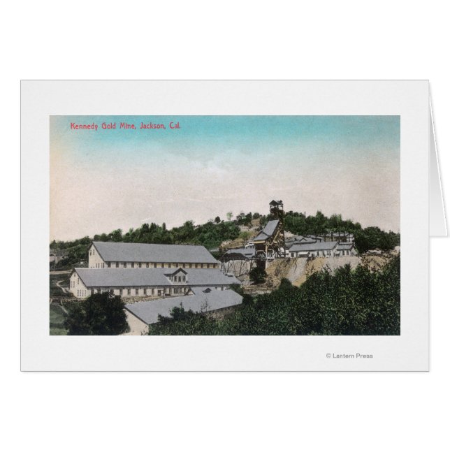Uitzicht van Kennedy Gold MineJackson, CA (Voorkant Horizontaal)