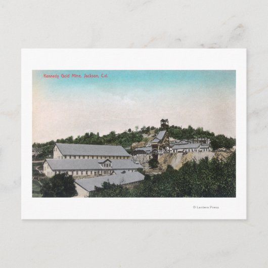 Uitzicht van Kennedy Gold MineJackson, CA Briefkaart (Voorkant)