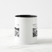 Uitzicht van Ketchikan, Alaska uit het zuidoosten Mok (Midden)