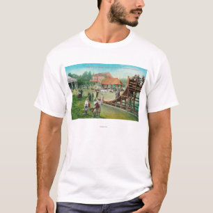 Uitzicht van kinderspeelplaats t-shirt