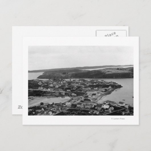 Uitzicht van Kodiak, Alaska-foto Briefkaart (Voorkant / Achterkant)