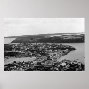 Uitzicht van Kodiak, Alaska-foto Poster