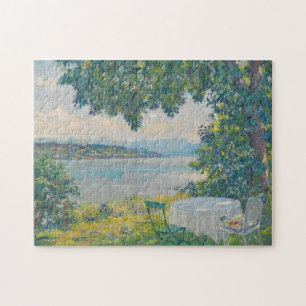 Uitzicht van Lake Starnberg Edward Cucuel Legpuzzel