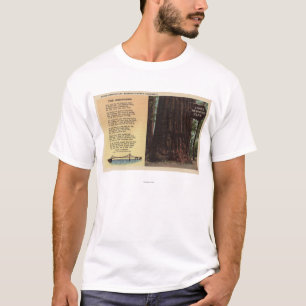 Uitzicht van lanes Redwood Flat T-shirt