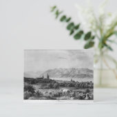 Uitzicht van Lausanne Briefkaart (Staand voorkant)