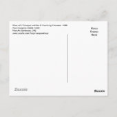 Uitzicht van L'Estaque en het If Castle van Cezann Briefkaart (Achterkant)