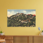 Uitzicht van Lick Observatory op Mt. Hamilton Canvas Afdruk (Insitu (Woonkamer))