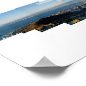 Uitzicht van Lion's Head Mountain, Kaapstad, SA Poster (Hoek)