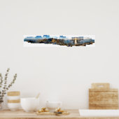 Uitzicht van Lion's Head Mountain, Kaapstad, SA Poster (Keuken)